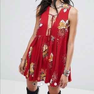 FREE PEOPLE “Loveliest day tunic” boho dress